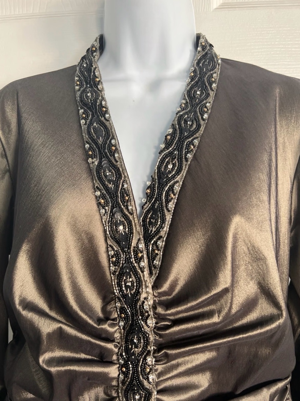 Embellished Tadashi Evening Blouse NWOT 1X